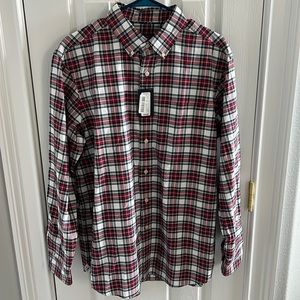 Daniel Cremieux Classics Long Sleeve Plaid Shirt-Size Large-NWT